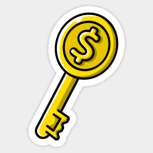 MONEY KEY Sticker